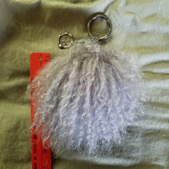 PATRICIA NASH~Tonessa Fur Pom Pom Key Fob/Purse Charm - Picture 3 of 5